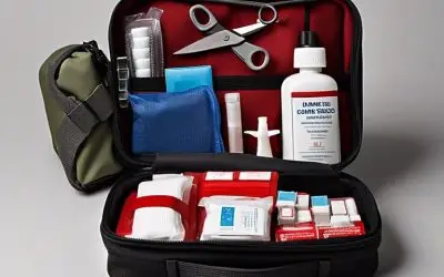 First aid kit essentials for a go bag