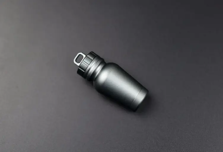 Outdoor medicine bottle Aluminum alloy survival pills full waterproof cans Sealed capsules - Image 6
