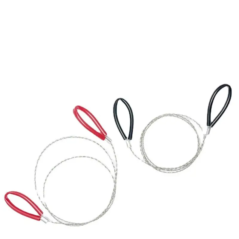 Outdoor Survival Hand Leather Case Steel Wire Life Saving Saw - Image 4