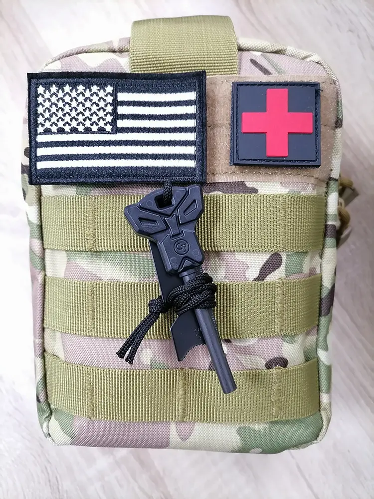 Outdoor Survival Large Solid Flint Multifunctional Fire Rod Magnesium Rod Firearm - Image 2