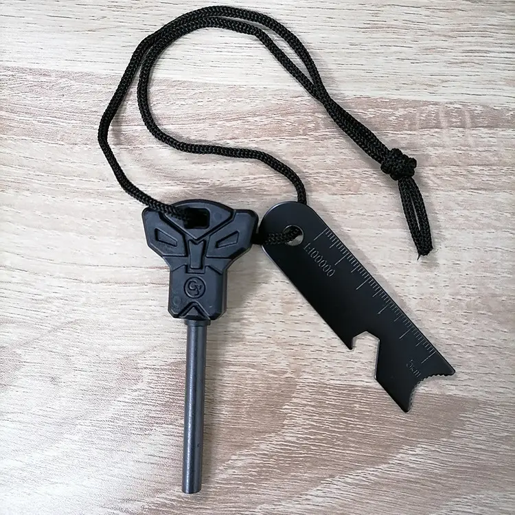 Outdoor Survival Large Solid Flint Multifunctional Fire Rod Magnesium Rod Firearm - Image 5