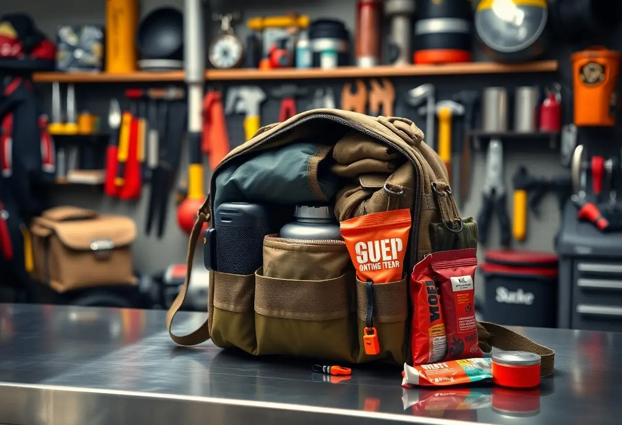 organize your go bag for quick access oci