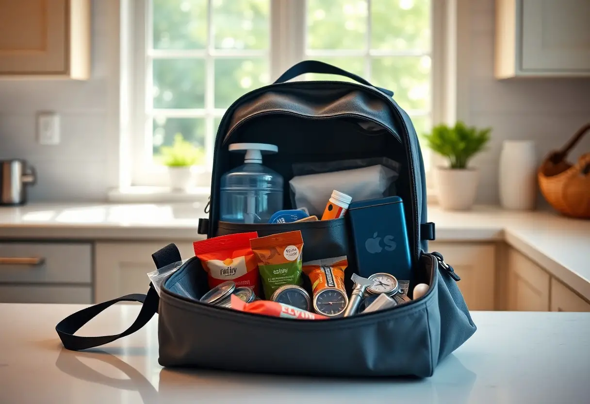 organize your go bag for quick access vov