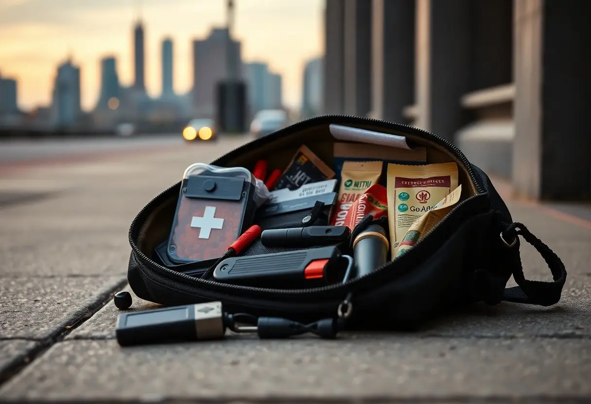 urban survival gear essential city go bag ofh