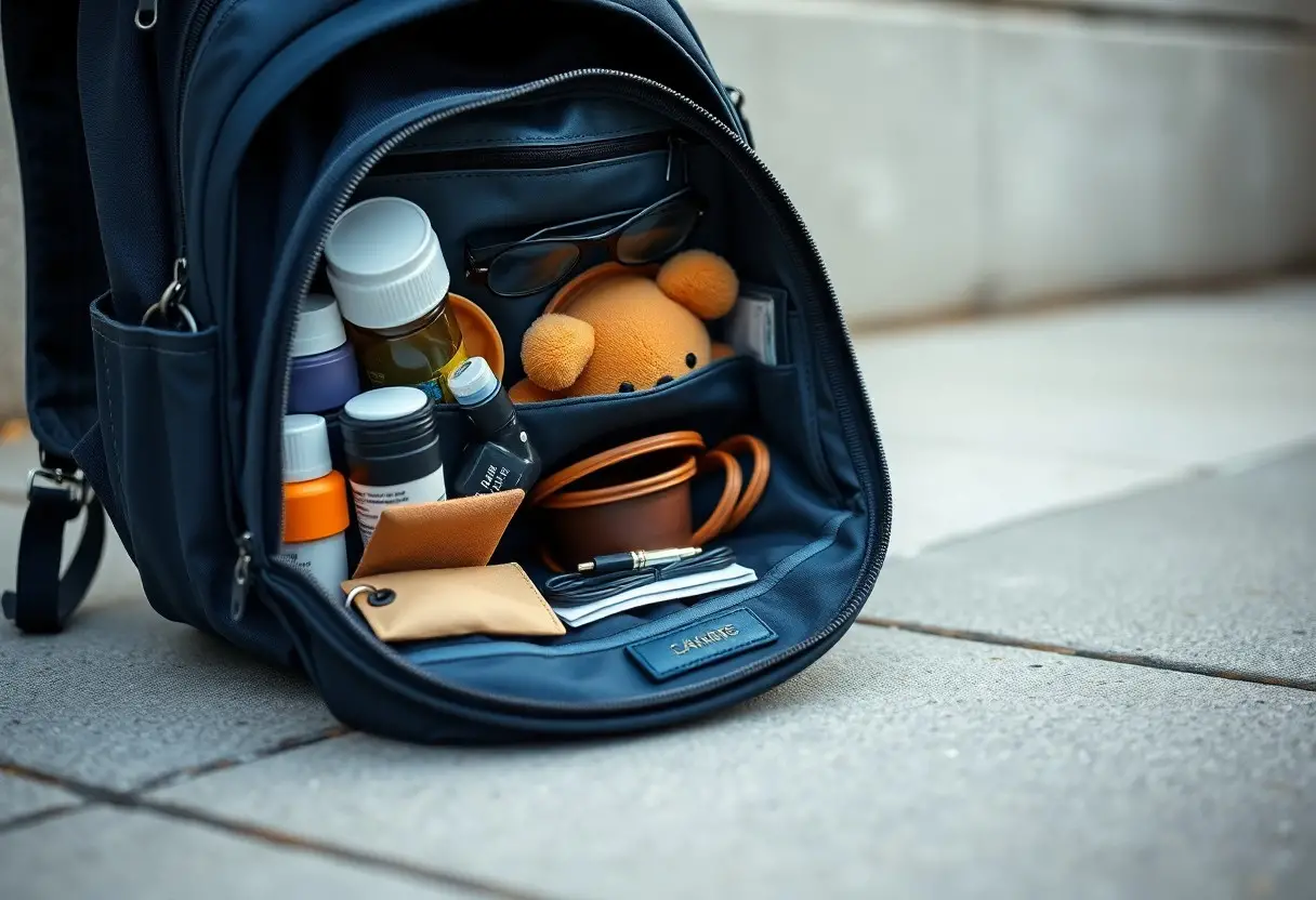 inside a perfectly packed go bag fyd