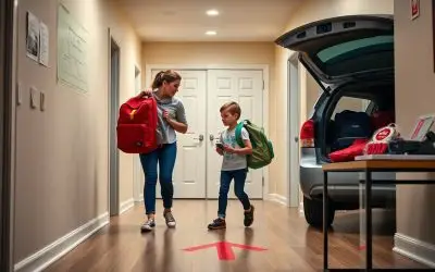 How to Train Your Family for Fast Emergency Evacuation